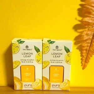 Thymes Lemon Leaf Fragrance Refill 2 pack